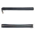 Louis Vuitton Taiga Zippy Wallet Vertical Ardoise Black Silver Hardware Leather — view 9