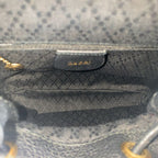 Gucci Vintage Bamboo Black Gold Hardware Suede 003 2852 0030 0 Backpack Daypack — view 8