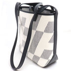 Hermes Toile Ash H Ambier PM 2-Way Shoulder Bag White Black — view 2