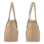 Gucci Sherry Line Pink Ivory GG Canvas Leather Tote Bag — view 8