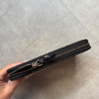 Bottega Veneta Intrecciato Round Zipper Long Wallet Embossed Leather — view 7