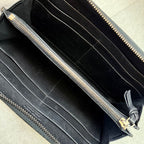 Bottega Veneta Intrecciato Round Zipper Long Wallet Embossed Leather — view 8