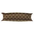 Gucci Beige Brown GG Canvas Leather Shoulder Bag Pochette — view 9