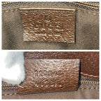 Gucci Beige Brown GG Canvas Leather Shoulder Bag Pochette — view 4