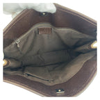 Gucci Beige Brown GG Canvas Leather Shoulder Bag Pochette — view 8
