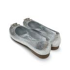 Louis Vuitton Flat Shoes Leather Silver Logo Ballet — view 4