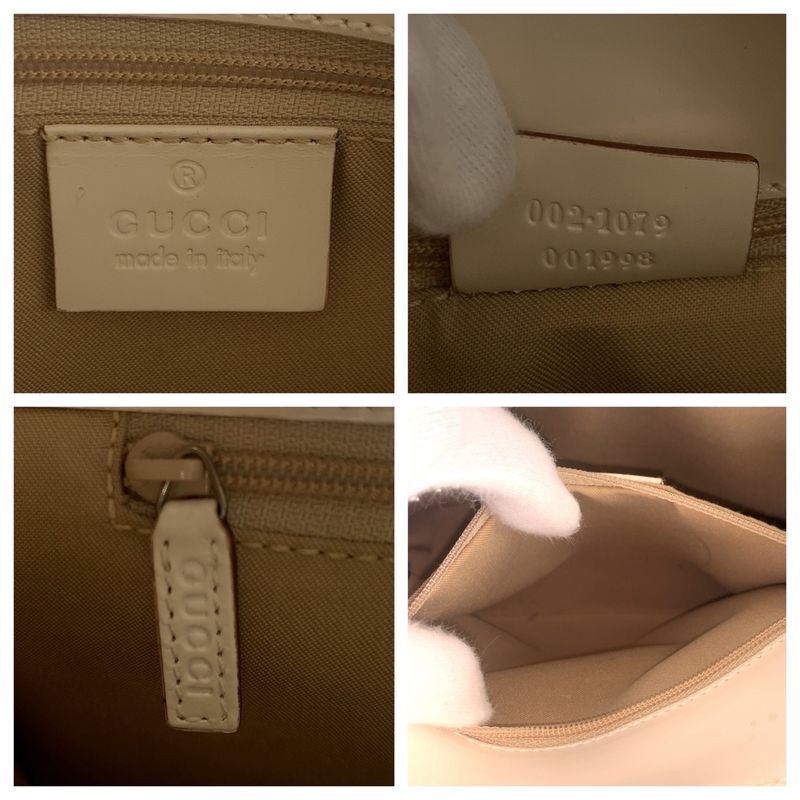 Gucci Beige Ivory GG Canvas 002.1079 Tote Handbag — view 6