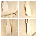 Gucci Beige Ivory GG Canvas 002.1079 Tote Handbag — view 4