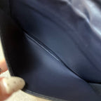 Bottega Veneta Maxi Intrecciato Fold Long Wallet Billfold Leather Black — view 8