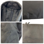 Prada Tessuto Triangle Logo Plate Black Silver Hardware Nylon Tote Bag — view 5