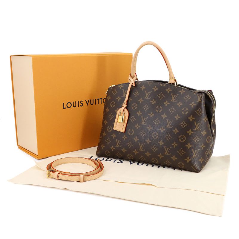 Louis Vuitton Monogram Grand Palais MM 2-Way Hand Shoulder Bag Brown RFID — view 3