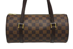 Louis Vuitton Handbag Papillon 30 Damier Canvas Brown Gold 4 — view 2