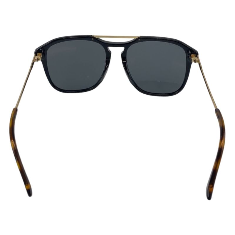 Gucci Black Brown Gold Hardware Acetate GG0321 S 001 5519 145 Sunglasses — view 3
