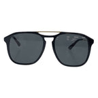 Gucci Black Brown Gold Hardware Acetate GG0321 S 001 5519 145 Sunglasses — view 2