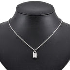 Hermes Amulet Cadenas Necklace 18K White Gold 9.4 g Diamond — view 7