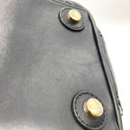 Dior Handbag Leather Black Gold Hardware Cannage — view 8