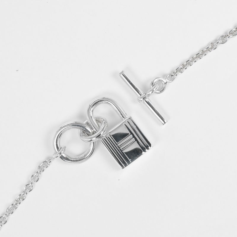 Hermes Cadenas Amulet Silver 925 12.16 g Necklace — view 8