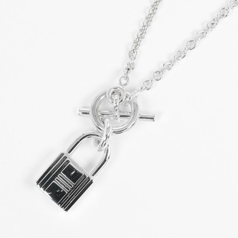 Hermes Cadenas Amulet Silver 925 12.16 g Necklace — view 4