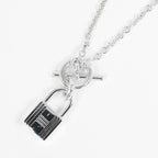 Hermes Cadenas Amulet Silver 925 12.16 g Necklace — view 4