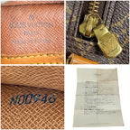 Louis Vuitton Shoulder Bag Blois Monogram Leather Brown Pochette — view 9