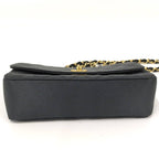 Chanel Mini Quilted Chain Shoulder Bag Satin Black — view 6