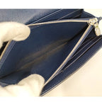 Louis Vuitton Long Foldable Wallet Portefeuille Sarah Epi in Indigo Blue — view 8