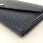 Louis Vuitton Long Foldable Wallet Portefeuille Sarah Epi in Indigo Blue — view 4