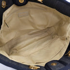 Chanel Deauville MM Tote Bag Denim Blue — view 9