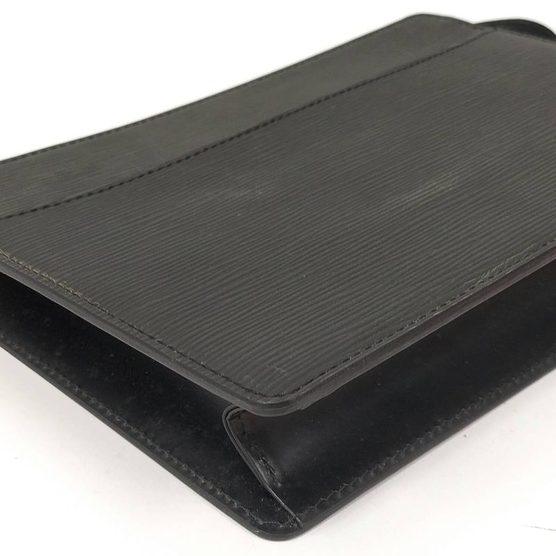 Louis Vuitton Clutch Bag Pochette Homme Epi Noir Black — view 4