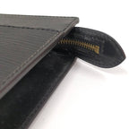 Louis Vuitton Clutch Bag Pochette Homme Epi Noir Black — view 6