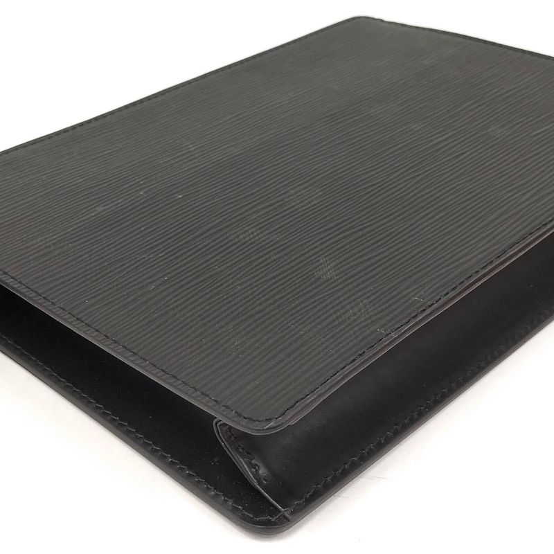 Louis Vuitton Clutch Bag Pochette Homme Epi Noir Black — view 5