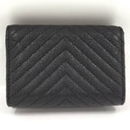 Chanel Trifold Compact Wallet Boy Leather Black — view 4