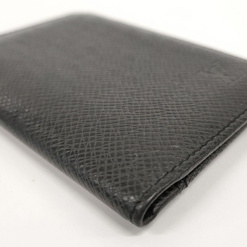 Louis Vuitton Business Card Holder Case Organizer de Poche Taiga — view 5