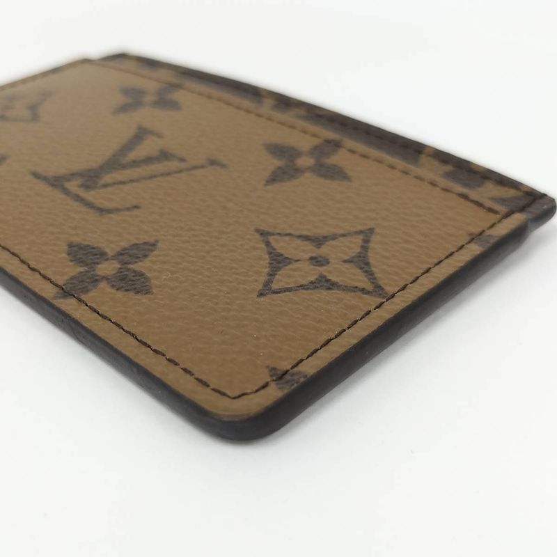 Louis Vuitton Porte Sapeur Card Case Monogram Reverse — view 4