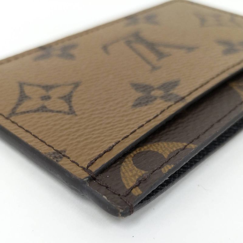 Louis Vuitton Porte Sapeur Card Case Monogram Reverse — view 5