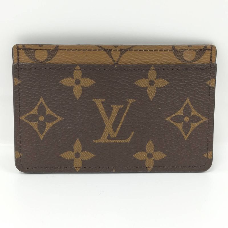 Louis Vuitton Porte Sapeur Card Case Monogram Reverse — view 3