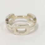 Hermes Silver Ring H Motif SV 925 Size 47 — view 4