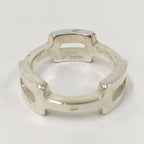 Hermes Silver Ring H Motif SV 925 Size 47 — view 7
