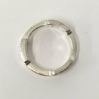 Hermes Silver Ring H Motif SV 925 Size 47 — view 6