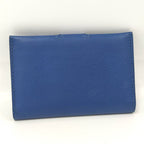 Hermes Rms Card Case Leather Blue Stamped — view 4