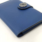 Hermes Rms Card Case Leather Blue Stamped — view 5