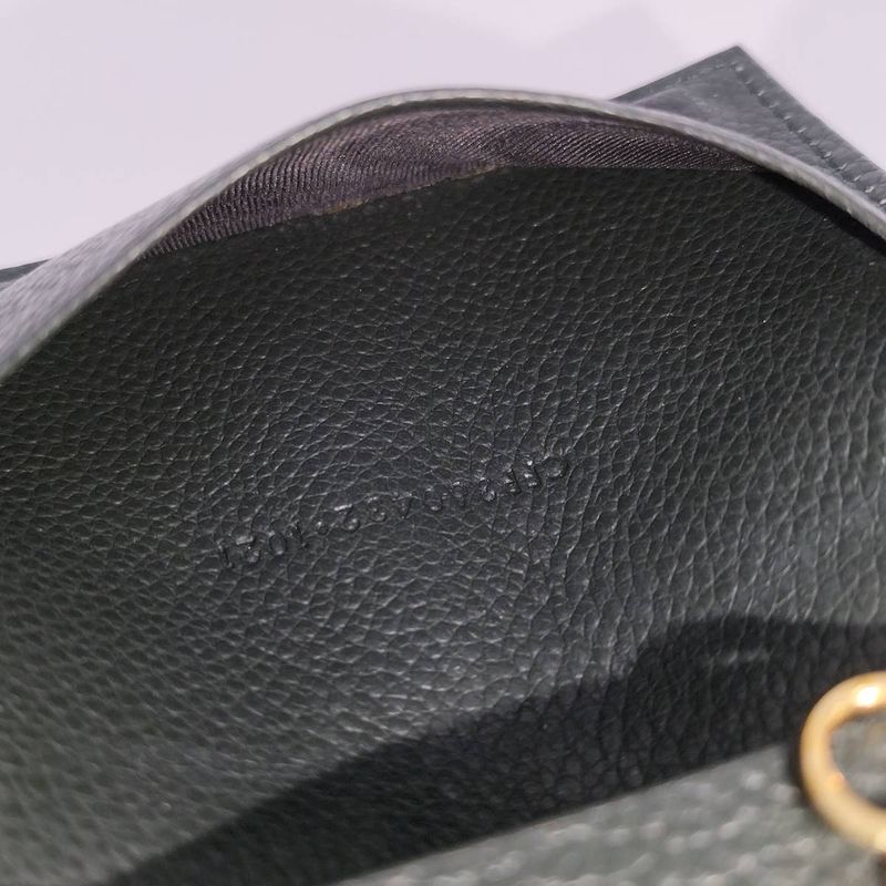 Saint Laurent Paris 6-Ring Key Case Leather Green — view 7