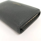 Saint Laurent Paris 6-Ring Key Case Leather Green — view 6