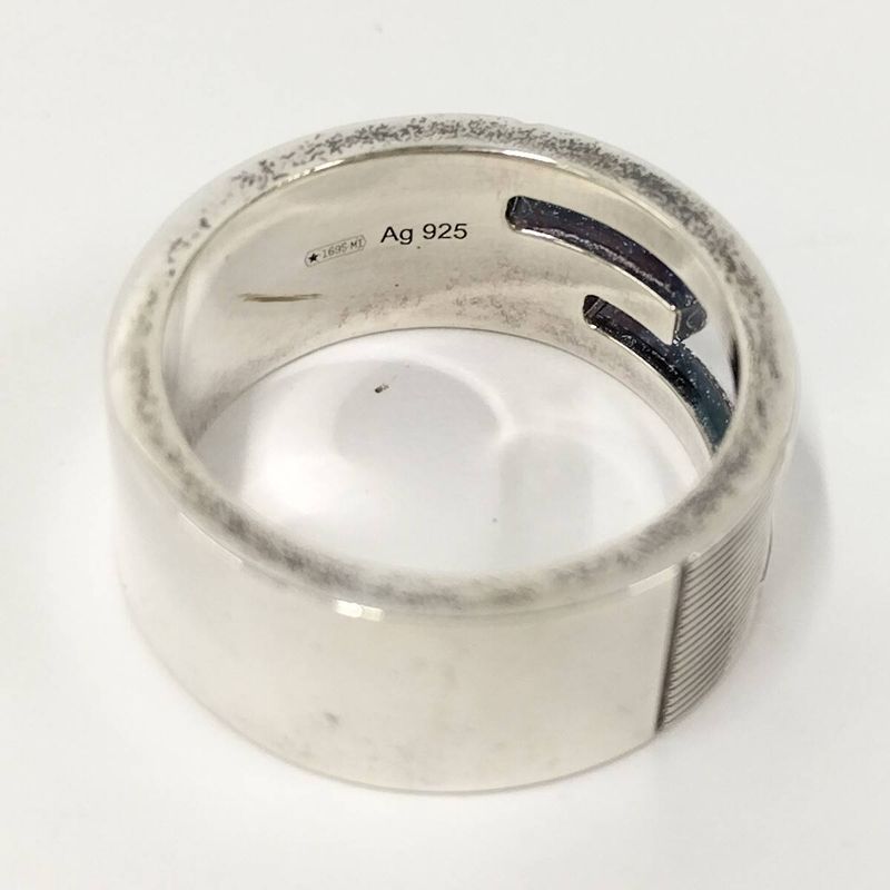 Gucci Brandetto G Silver Ring — view 8