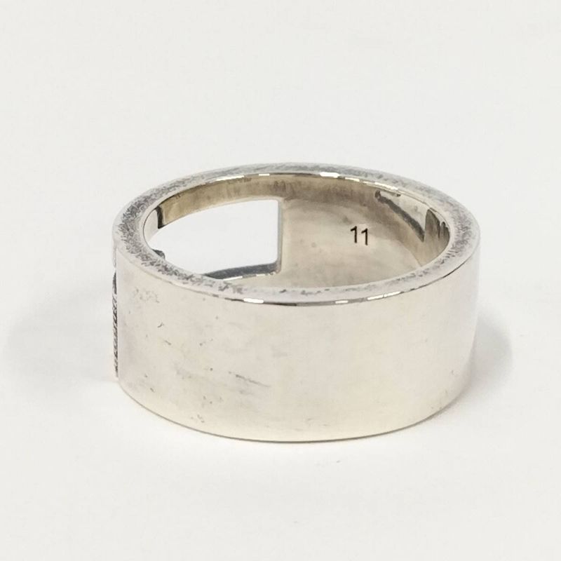 Gucci Brandetto G Silver Ring — view 3