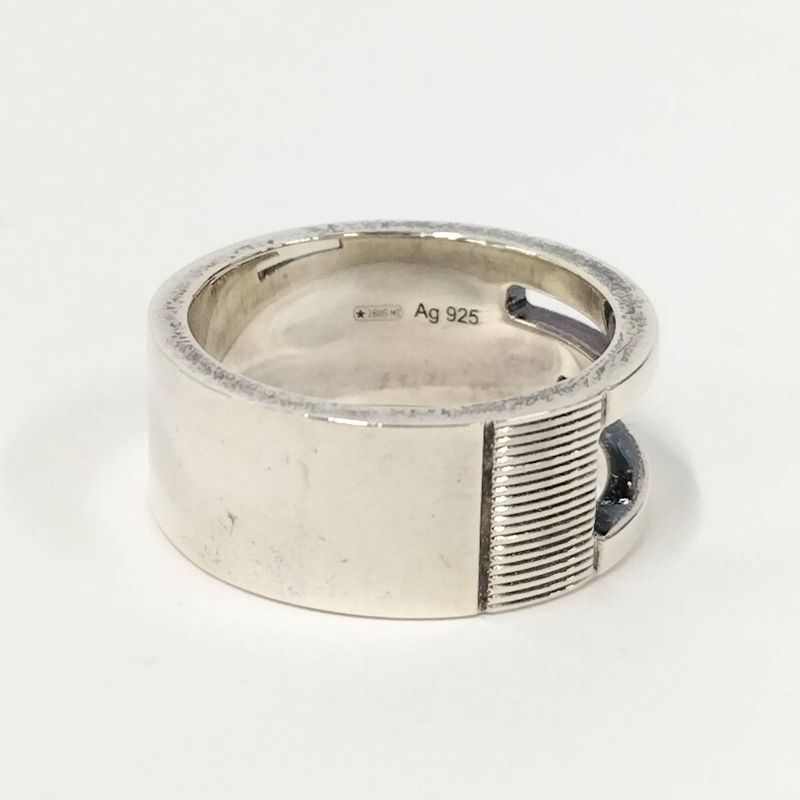 Gucci Brandetto G Silver Ring — view 5
