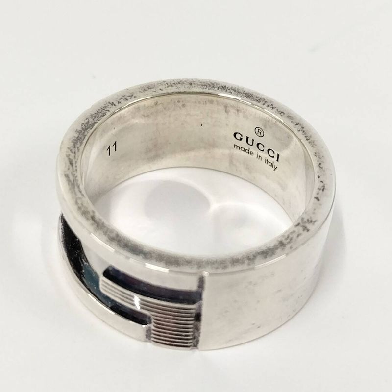 Gucci Brandetto G Silver Ring — view 7