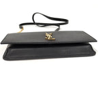 Saint Laurent Phone Shoulder Bag YSL Leather Black — view 8