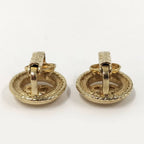 Christian Dior Earrings with Plated Gold Logo Motifs — view 4