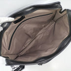 Bottega Veneta 2-Way Shoulder Bag Business Intrecciato Leather Black — view 9